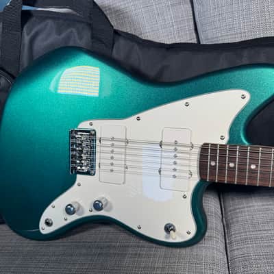 Squier Jazzmaster Electric XII 12 string Paranormal 2024 - Sherwood Green with Upgrades and Fender Gig Bag image 18