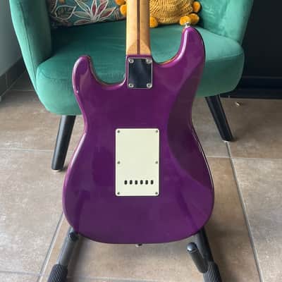 Squier Standard Stratocaster with Rosewood Fretboard 1989 - 2000 - Galactic Purple image 5