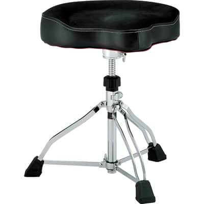 Tama 1st Chair Glide Rider Drum Throne (Cloth Top) Drum Throne, Spindle Base image 1