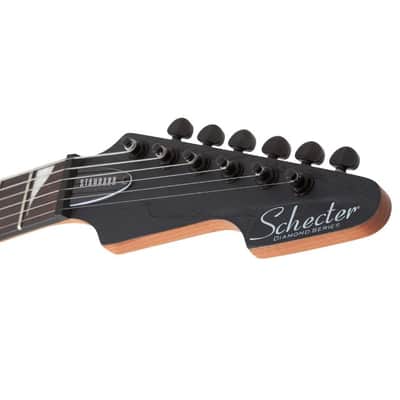 Schecter 3964-SHC Avenger Standard 6 String RH Electric Guitar - Charcoal Satin image 6