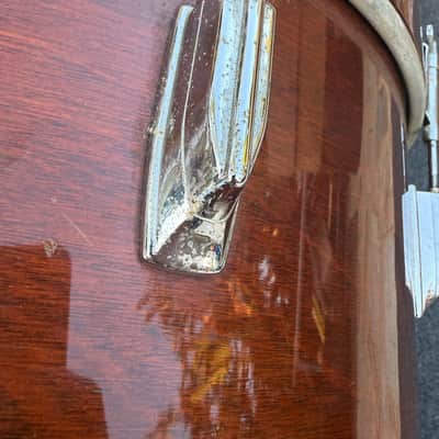 Rare 1980's vintage Tama Superstar 20x14 Bass Drum Super Mahogany image 5