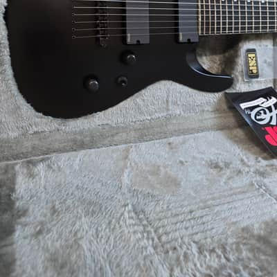 ESP Horizon NT-7B E-II BRAND NEW! Satin Black Matte 7 String Baritone EMG 2015 NOS New Old Stock 40th Anniversary Seven String Guitar image 14