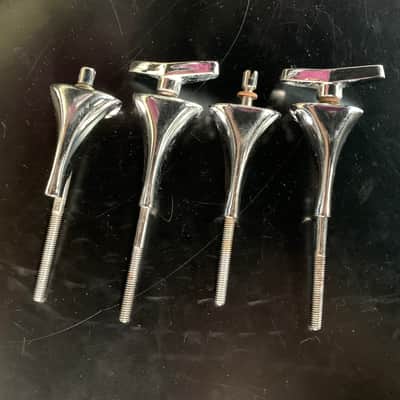 Set of 4 - Sonor Signature/HiLite/Phonic Bass Drum T-Rods & Claws (2 T rods, 2 key rods) (BoxC) image 2