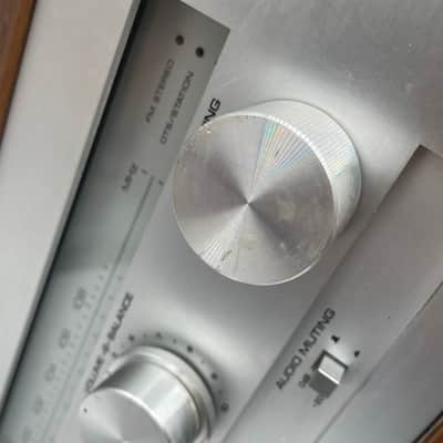 Yamaha CR-820 Natural Sound Stereo Receiver Wood Silver Face *RELAMPED WORKING image 8