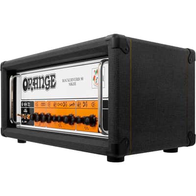Orange Rockerverb 50 MKIII 50-watt 2-channel Tube Head (Black) (Open Box) image 2