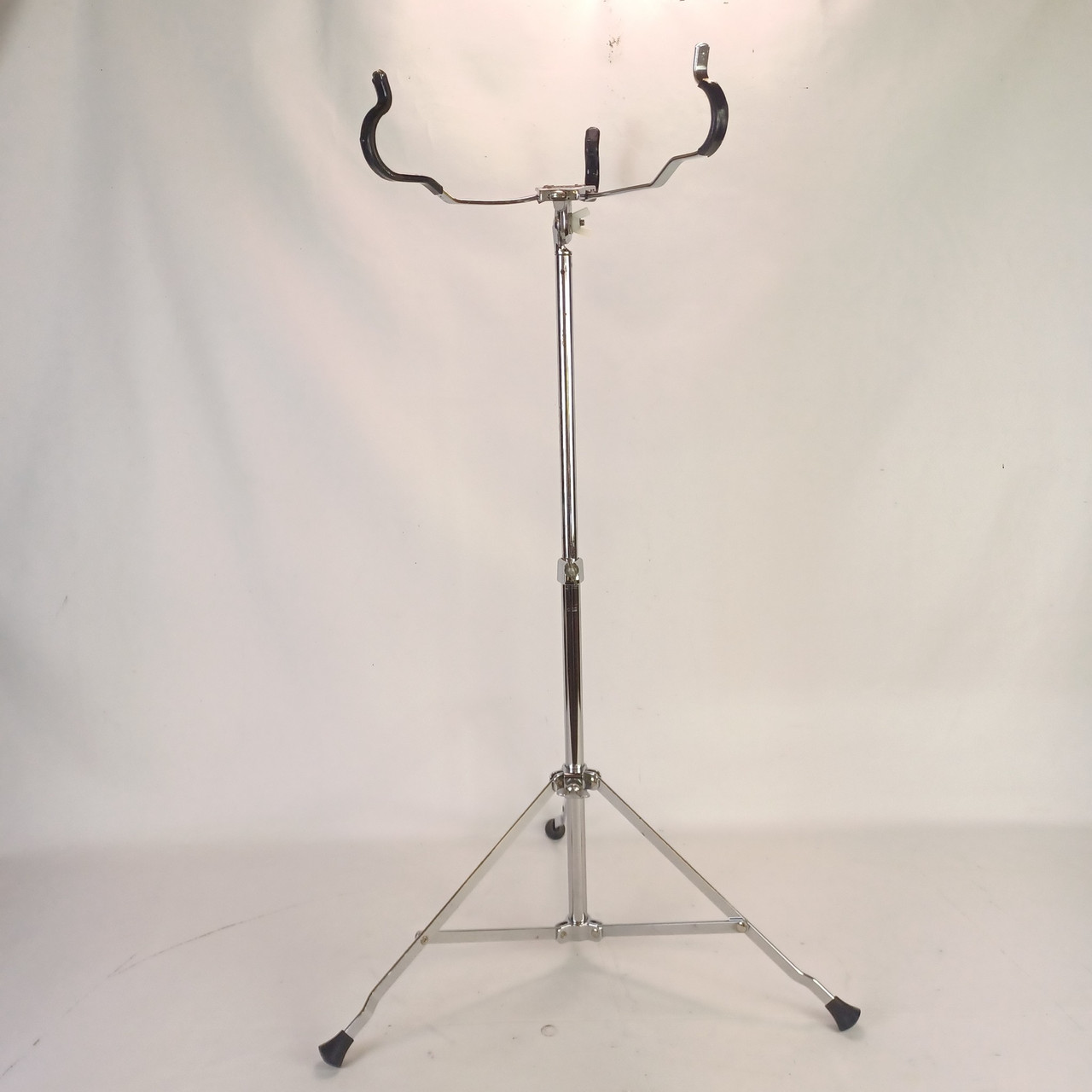 Ludwig 60s #1355 Snare Drum Stand Atlas Single-Braced Chicago USA Vintage Chrome — main photograph