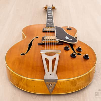 1969 Gibson Super 400 CES Vintage Archtop Electric Guitar Natural w/ T Tops & 1950s Lifton Case image 13