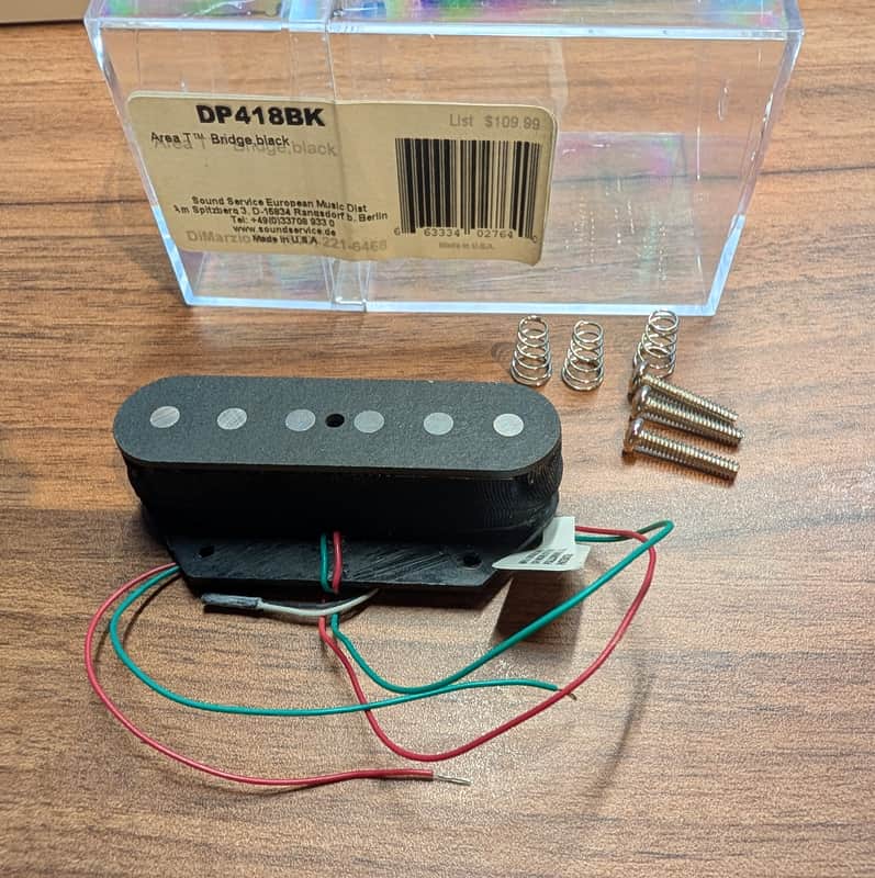 DiMarzio DP418BK Area T Tele Bridge Pickup image 1