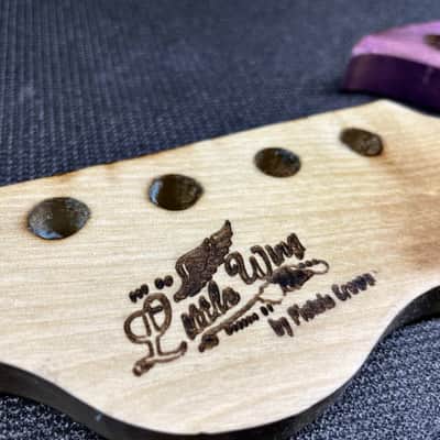 Pistols Crown Maple left handed neck with maple fretboard Jimi Hendrix maple neck burned only 2021 N image 1