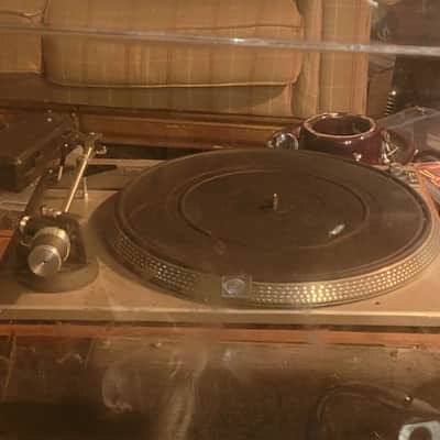 DUAL 505 turntable Record Changer system receiver, amp/BOOKSHELF speakers, am/fm DORM PARTY BLASTER image 5