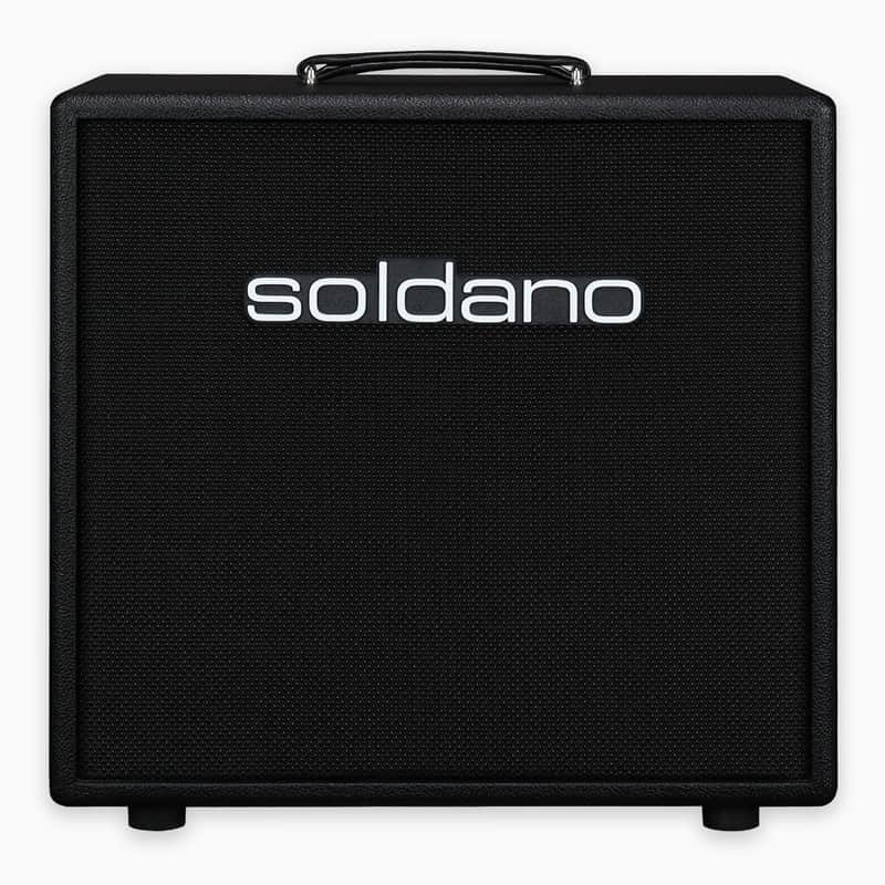 Soldano 1 × 12" Closed Back Cabinet Black w/ Celestion G12H-150 Redback Speaker image 1