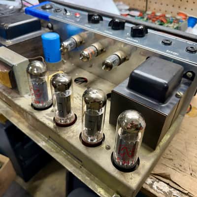JMI Vox AC-100 guitar/ bass amplifier c 1965 Grey panel original vintage uk England Beatles image 8