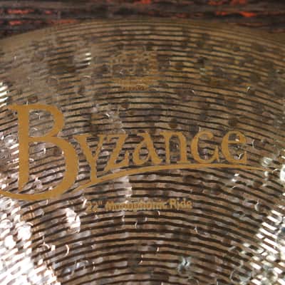 Meinl 22" Byzance Monophonic Ride Cymbal - 2380g image 2