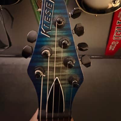 Kiesel California Carved Top (CT6) 2016 - Deep Blue over flame image 8