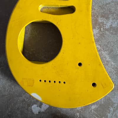 Yellow Custom Mini Electric Guitar Solid Body image 1