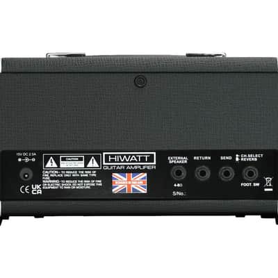 Hiwatt Leeds 25R Head, 25W Electric Guitar Amplifier Head with Reverb, Black image 2