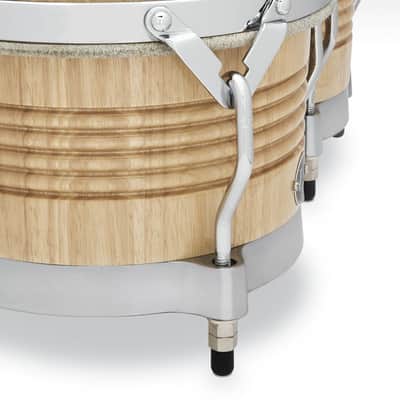 Latin Percussion LP Matador Traditional 7 1/4 - 8 5/8" Bongo Oak Natural (M201-AWC) image 6