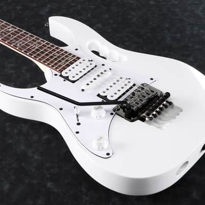 Ibanez Steve Vai Signature 6 String Electric Guitar - Left Handed - White (JEMJRLWH) image 5