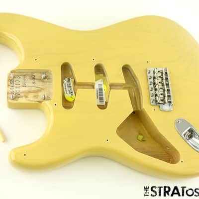 LEFTY Fender AV II American Vintage 1957 Strat BODY &HARDWARE Ash Vintage Blonde image 1