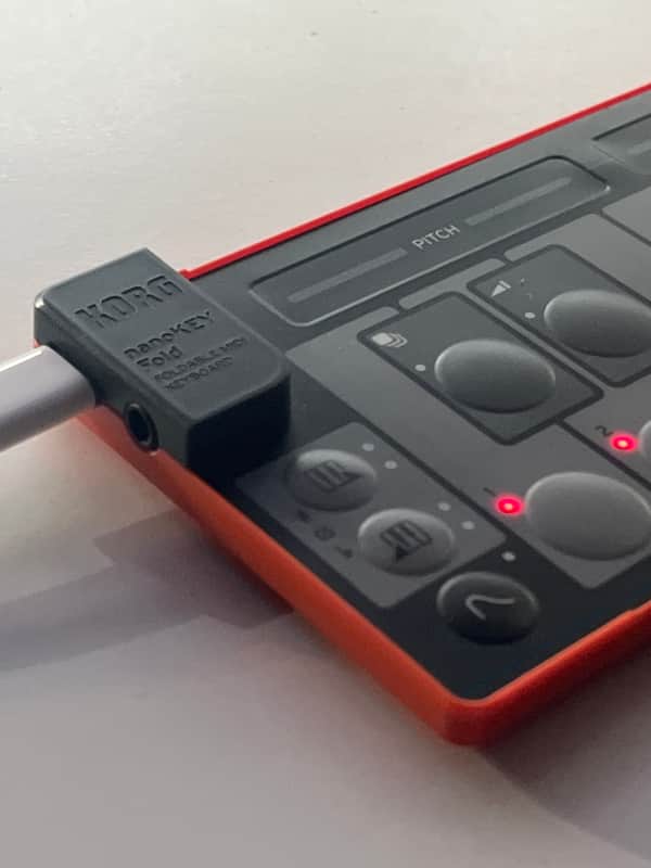 Korg nanoKEY Fold 25-Key MIDI Keyboard Controller 2024 - Present - Orange image 1