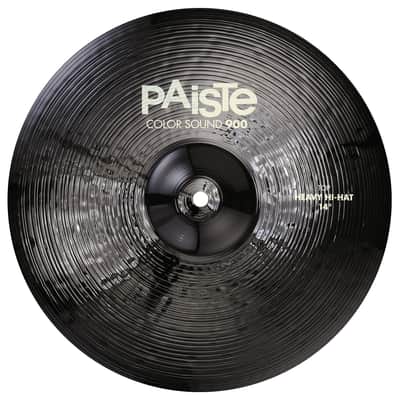 Paiste Color Sound 900 Black 14" Heavy HiHat image 2