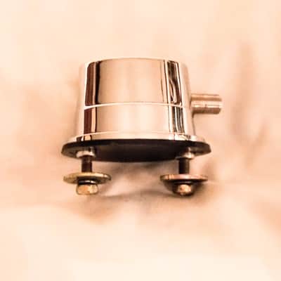PACIFIC/PDP BASS DRUM LUG WITH GASKET AND MOUNTING SCREWS 90's - CHROME -FREE SHIP TO C-USA! image 3