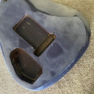 Black HSH 7 String Guitar Body image 5