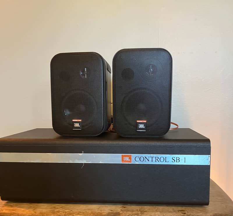 JBL Control SB1 Subwoofer & Control 1 Monitor Speakers | Reverb