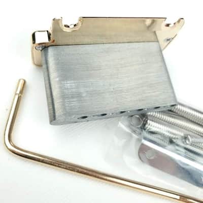 Wilkinson Gold 2 Point Guitar Strat Style Bridge Tremolo System image 5