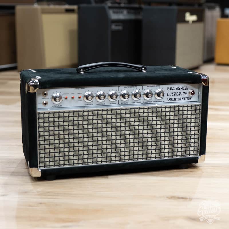 Amplified Nation Bombshell Overdrive 50W Head – Black Suede image 1
