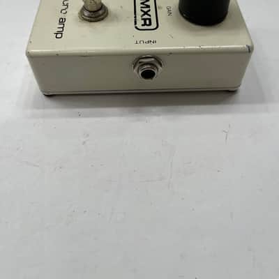 MXR Micro Amp Clean Boost Rare Vintage 1980 Block Logo Guitar Effect Pedal image 4