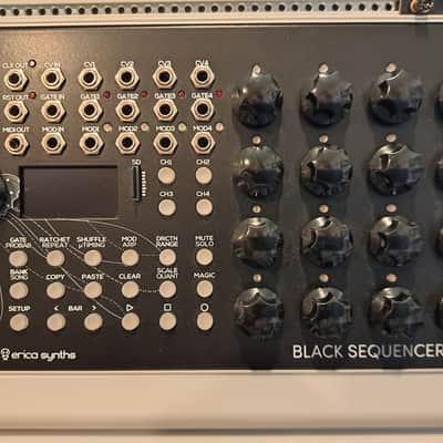 Erica Synths Black Sequencer Eurorack Module | Reverb