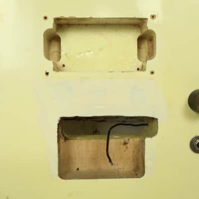Vintage 80s Chandler Industries USA Kramer Pacer Guitar Body / Aged Cream image 6