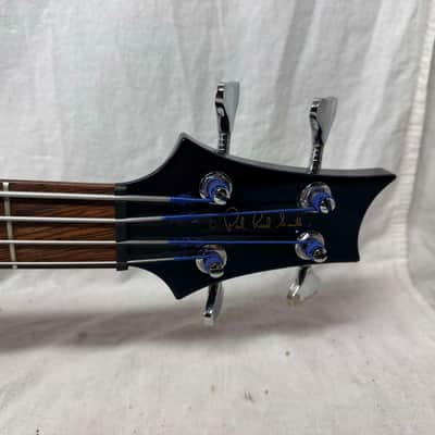 PRS Paul Reed Smith Bass-4 iv 4-string Bass with Case 1987 - Midnight Blue image 7
