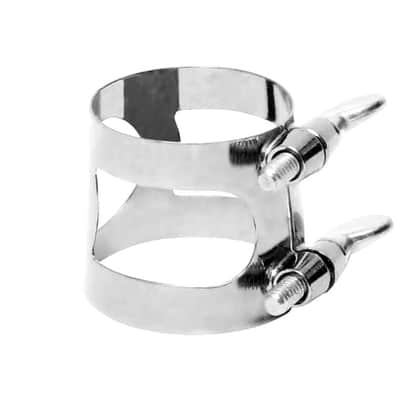 Nickel Plated Ligature for Standard Bb Clarinet (Soprano) Mouthpiece image 2