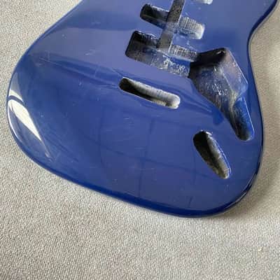 Glossy Blue HSS Guitar Strat Style Basswood Body image 12
