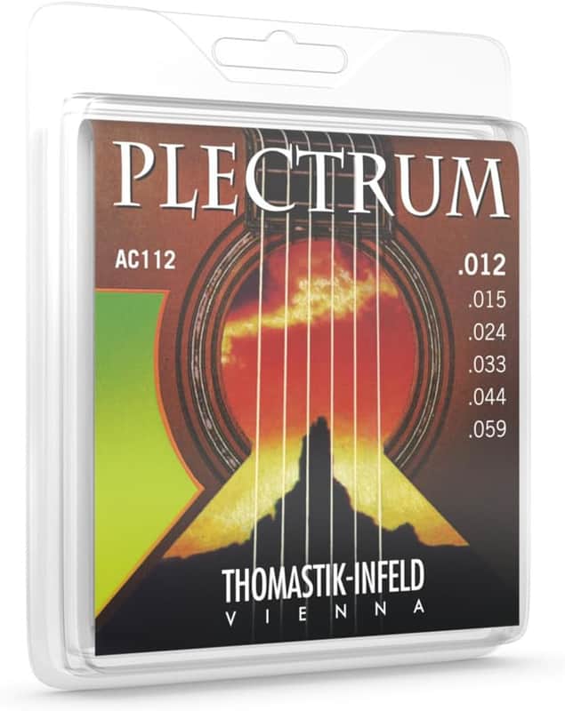 Thomastik-Infeld AC112 Plectrum Series Medium Light Acoustic Guitar Strings (.012-.059) image 1