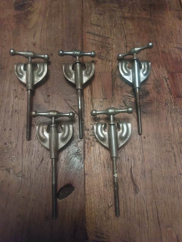 Slingerland Radio King T rods and claws 1940s - Nickel Plated image 1