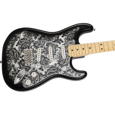 Fender Made in Japan Limited Stratocaster MN Black Paisley image 4