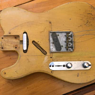 Left handed Lefty LH Fender Telecaster 1951 Butterscotch-The First One EVER Made WATCH THE VIDEO image 22