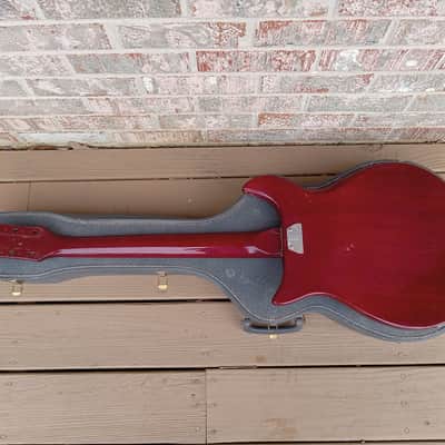 Vintage 1963 Gretsch Corvette Electric Guitar Husk Project w/ Pickups, Hagstrom Case! image 12