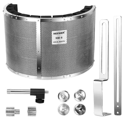 Lightweight Aluminum Microphone Isolation Shield Absorber image 3