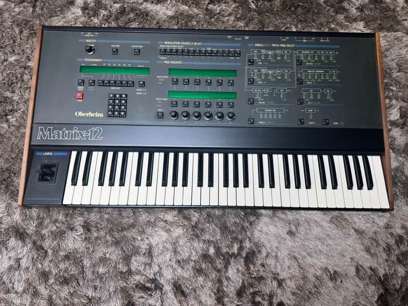 Oberheim Matrix 12 1985 - Black image 1