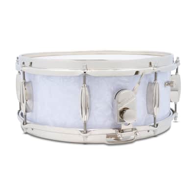 Slingerland Radio King 5.5x14 Snare Drum White Marine Pearl image 1