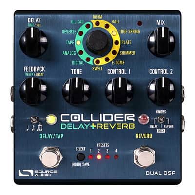 Source Audio Collider Delay + Reverb Guitar Effect Pedal w/ Power Supply - SA263 -in-box! image 1