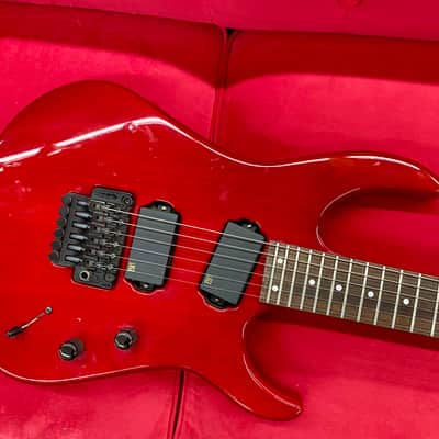 Hamer USA Diablo Electric Guitar 1990's - Transparent Red with Lace Sensors image 1