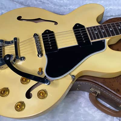 NEW! Gibson Custom 1959 ES-330 Reissue Bigsby - Antique White VOS - 6.8lbs - Authorized Dealer - G07552 image 3