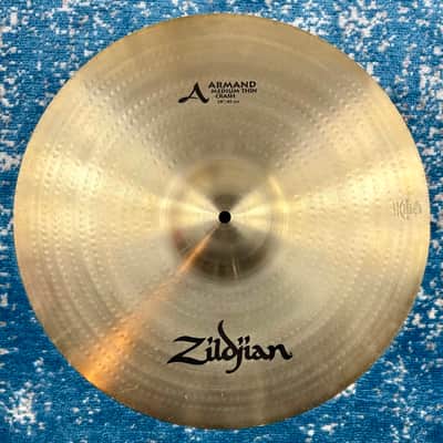 19 YEARS OLD SUPER CLEAN 18” Zildjian ARMAND Medium Thin Crash 1431g image 1