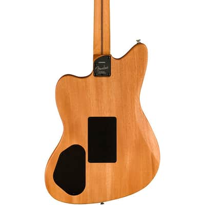 Fender American Acoustasonic Jazzmaster Acoustic-Electric Guitar Regular Natural image 2