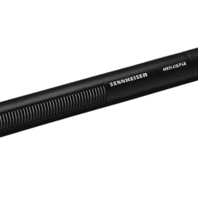 Sennheiser MKH 416-P48U3 Moisture-Resistant Shotgun Microphone 2024 - BLACK image 1
